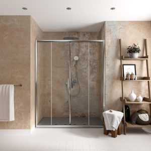 Connect sliding shower door