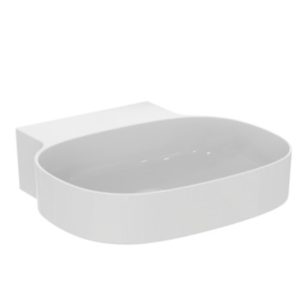 Linda X Washbasin 50cm without tap holes and overflow