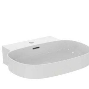 Linda X Washbasin 60cm with 1 tap hole and with overflow