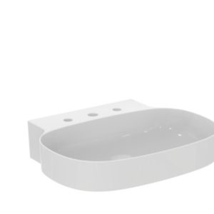 Linda X Washbasin 60cm with 3 tap holes and without overflow