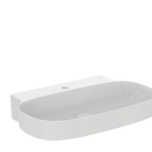 Linda X Washbasin 75cm with 1 tap hole and with overflow