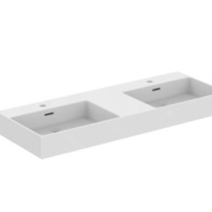 Extra washbasin 120cm with one tap hole