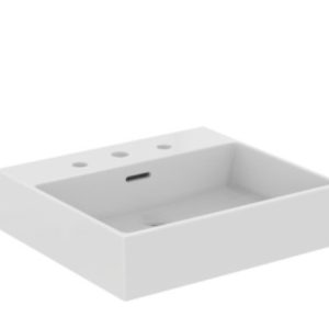 Extra washbasin 50 cm with three tap holes