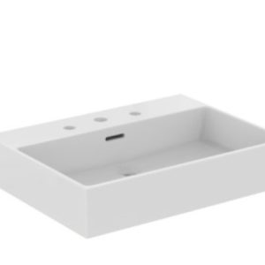 Extra washbasin 70 cm with one three tap holes