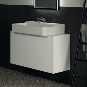 Conca washbasin and washbasin unit