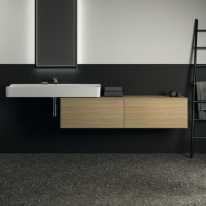 Conca washbasin and washbasin unit