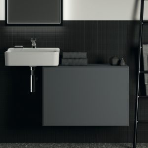 Conca washbasin and washbasin unit