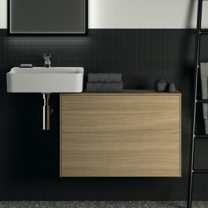 Conca washbasin and washbasin unit