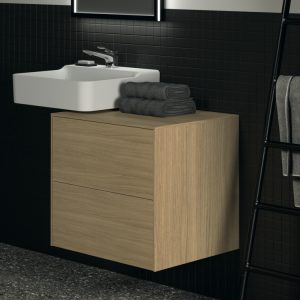 Conca washbasin and washbasin unit