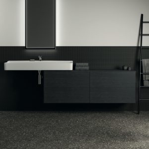 Conca washbasin and washbasin unit