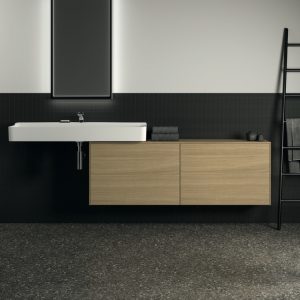 Conca washbasin and washbasin unit