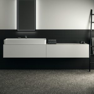 Conca washbasin and washbasin unit