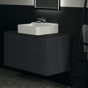 Conca washbasin and washbasin unit