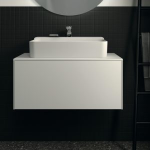 Conca washbasin and washbasin unit