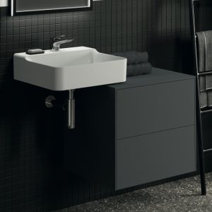 Conca washbasin and washbasin unit