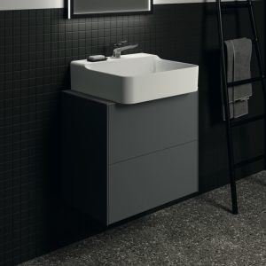 Conca washbasin and washbasin unit