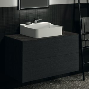 Conca washbasin and washbasin unit